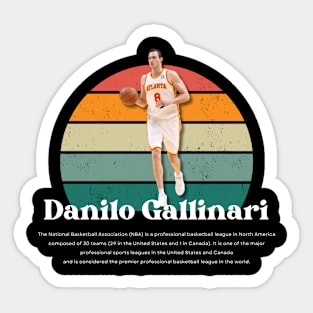 Danilo Gallinari Vintage V1 Sticker